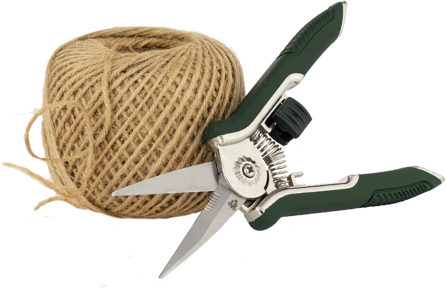 Spear & Jackson Kew Gardens Urban Oasis Collection CUTTINGSET19K Snips & Twine Set - Essential Pruners and 100m Natural Garden Twine