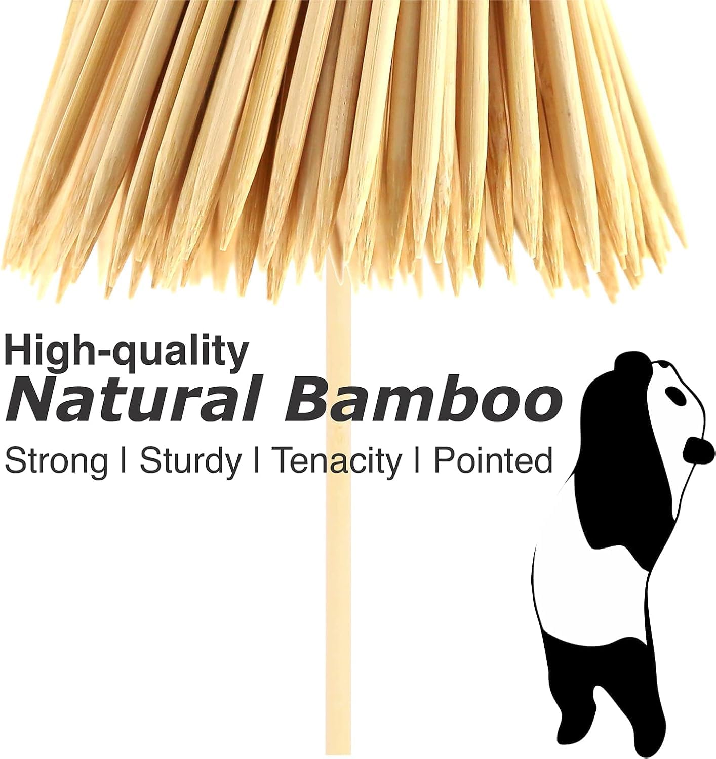 Party Hippo 16 Inch Natural Bamboo Skewers, 4mm Thick, 100 Pack – BBQ Kabob Sticks for Grilling, Fruit, Chocolate Fountain, Crafts & Parties – More Size Choices /8"/10"/12"/14"/16" (16" / 100 ct)