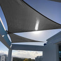 SUNNY GUARD Custom Size 9'x9'x9' Graphite Grey Sun Shade Sail Triangle UV Block Shade for Backyard Yard Patio Deck Garden(Customized)