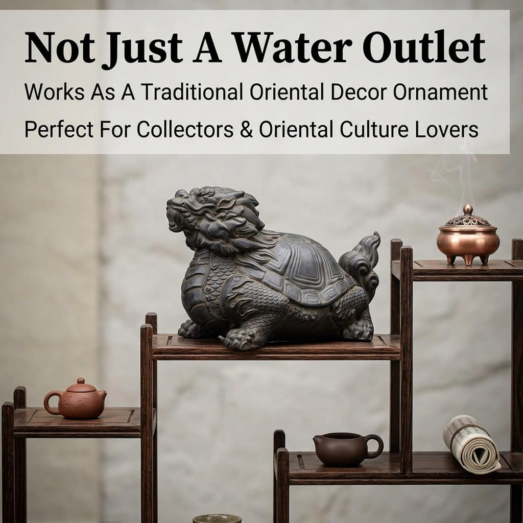 Pond spitters for Small Ponds Garden Decor for Koi Pond Decorative Stone-Effect Sculpture with Water Pump and Hose for Balcony,Courtyard Home Office