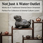 Pond spitters for Small Ponds Garden Decor for Koi Pond Decorative Stone-Effect Sculpture with Water Pump and Hose for Balcony,Courtyard Home Office