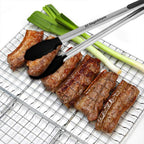 17" Kitchen Tongs with Silicone Tips, High Heat Resistant Grill Tongs in Stainless Steel