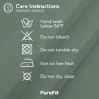 PureFit Outdoor Curtains for Patio Waterproof Weatherproof, UV Resistant Outside Curtains for Gazebo, Front Porch, Pergola, Sun Blocking Privacy Curtain, 120W x 95L inch, 1 Panel, Sage Green