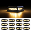 brightever 4x4 5x5 solar post cap lights outdoor, main product view