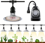 outdoor led grow light with timer, 6-bulbs full, main product view