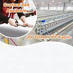 Artpuch Outdoor Pergola Shade Cover 6' X 20' Sun Shade Cloth with Grommets, 90% UV Protection Canopy Patio Privacy Screen (Customized Available) GN107, White