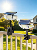 clip on solar lights outdoor, dual motion sensor, main product view