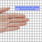 MTB Supply 23GA Galvanized After Welding Hardware Cloth 24 in x 50 ft - 1/4 x1/4 inch Mesh