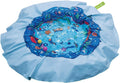 EverEarth E Lite Waterproof Beach Blanket & Kiddie Pool, Blue