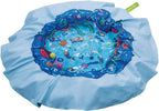 EverEarth E Lite Waterproof Beach Blanket & Kiddie Pool, Blue