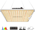 Spider Farmer SF1000 LED Grow Lights for Indoor Plants in 2x2/3x3 Grow Tent | 100W Dimmable Full Spectrum Grow Light, New-Gen High-Efficiency Diodes 2.5 PPE System for Seed Starting, Vegetables & Bloom