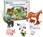 learning resources jumbo farm animals, main product view