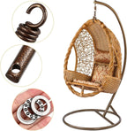 Hammock Chair Spring Premium Hammock Suspension System Includes Heavy Duty Spring Hooks Ceiling Mount Hangers For Swing Chair Outdoor Patio Backyard