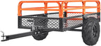 vevor atv utv trailer tow behind dump cart, main product view