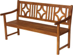 jonathan y sloane 59" ogee diamond back acacia, main product view