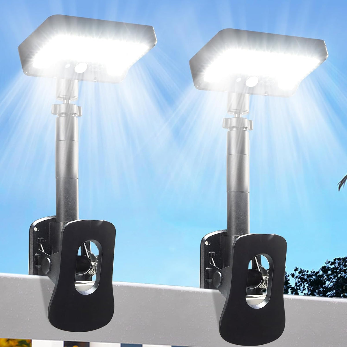 clip on solar lights outdoor, motion sensor outdoor, main product view