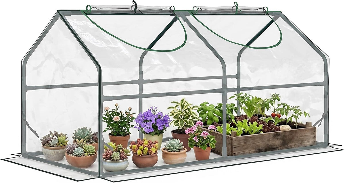 outsunny 4' x 2' x 2' portable mini, main product view