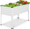 best choice products 48x24x30in galvanized raised garden bed, main product view