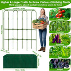 roadplum cucumber trellis for climbing plants with grow, package contents