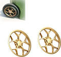 Decorative Trash Can Rims Compatible with Standard Garbage Can Wheels | Snap-On Wheel Covers with Outdoor Trash, Easy Installation, Add Custom Look to Your Trash Can
