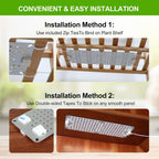 3Panel Grow Lights for Indoor Plants, Seed Starting, Veg, Pot Plants, Bonsai with Timer 4/8/12/16/20H, Ultra-Thin Under Cabinet & Shelf Full Spectrum LED Plant Growing Lamps, Multi-Panels Free Connect