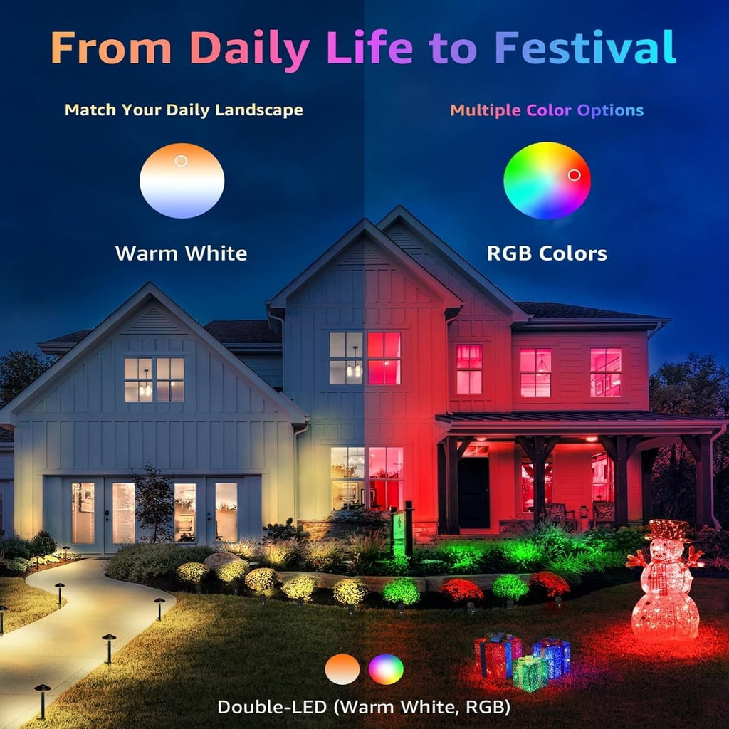 halloween spotlights outdoor 12w rgbw landscape lights for, package contents