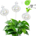 3 PCS Top-Fill Self Watering Globes, Automatic Plant Watering Devices, Transparent Self Watering Planter Insert, Durable Clear Glass Aqua Bulbs for Indoor, Cactus Shape, & Funnel