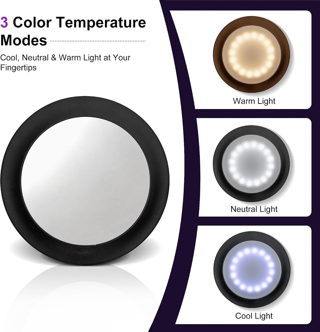 PURPLE LEAF Patio Umbrella Light with Remote Control for Outdoor Use | Wireless Remote Control, 12 colors & 3 modes, Easy Clamp-on, USB Rechargeable with Charge, Match Any Party Mood
