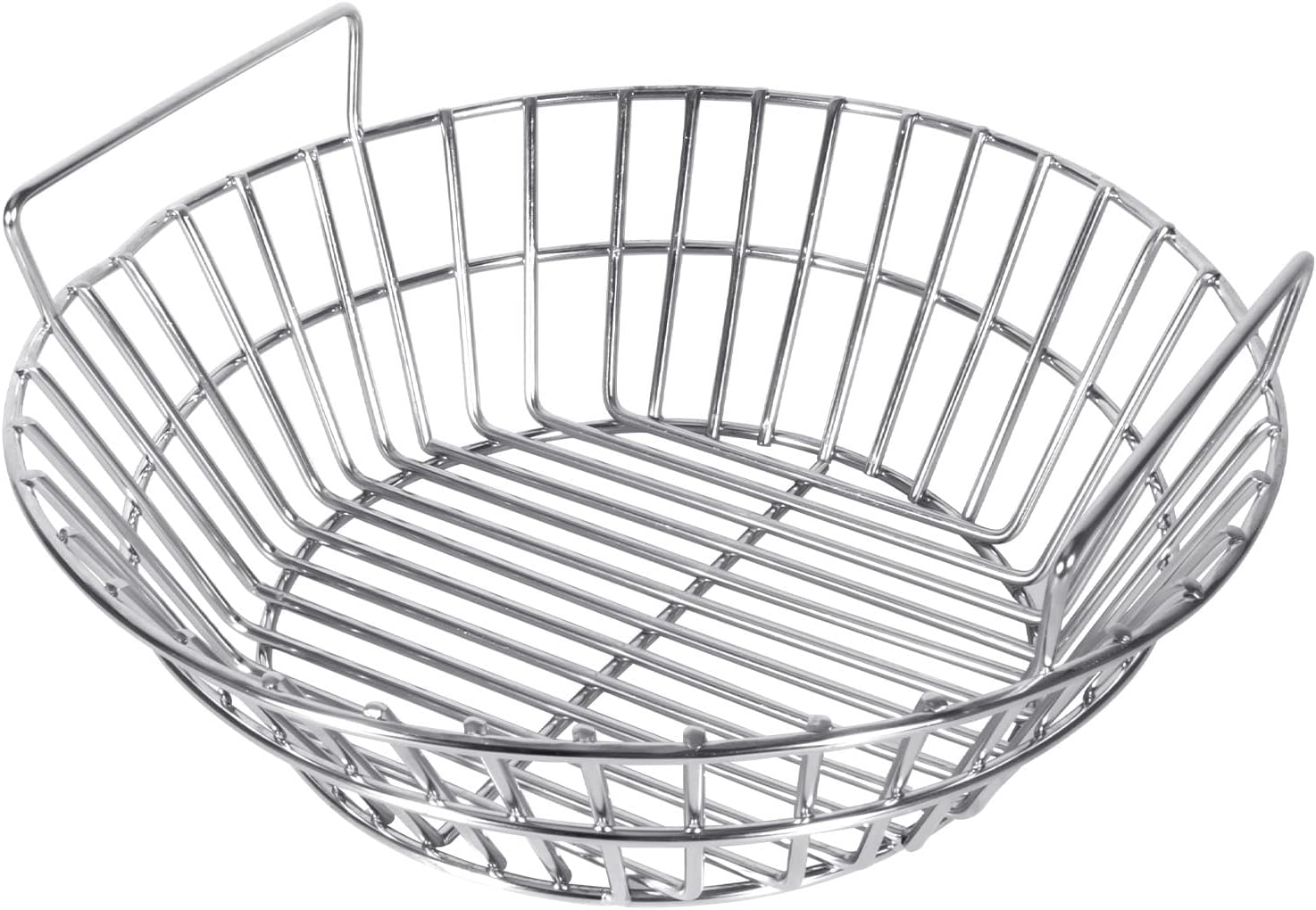 Charcoal Ash Basket for Large Big Green Egg Grill | Basket for Kamado Classic, Pit Boss, Louisiana Grills, Primo Kamado and Large Grill Dome, Stainless Steel