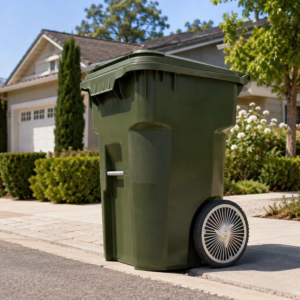 Trash Can Wheel Rims for 8 In Outdoor Trash Can Wheels，Silver：Fashion | Automotive Style Decorative Covers, Multiple Colors Available, Home Decor Accessories