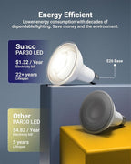 Sunco 6 Pack LED PAR30 Dusk to Dawn Light Bulb for Outside Porch, Patio, Backyard, 11W=75W, 850 LM, 5000K Daylight , Non-Dimmable, Photocell Sensor, UL