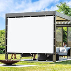 Artpuch Outdoor Pergola Shade Cover 6' X 11' Sun Shade Cloth with Grommets, 90% UV Protection Canopy Patio Privacy Screen (Customized Available) GN107, White
