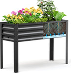 king bird raised garden bed with legs &, main product view