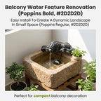 Small Dragon Statue Pond Spitter Outdoor Water Feature with Water Pump Decorative Animal Fountain for Garden,Yard, Lawn and Landscaping Decor