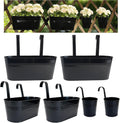 mixed size balcony hanging planters for patio garden, main product view