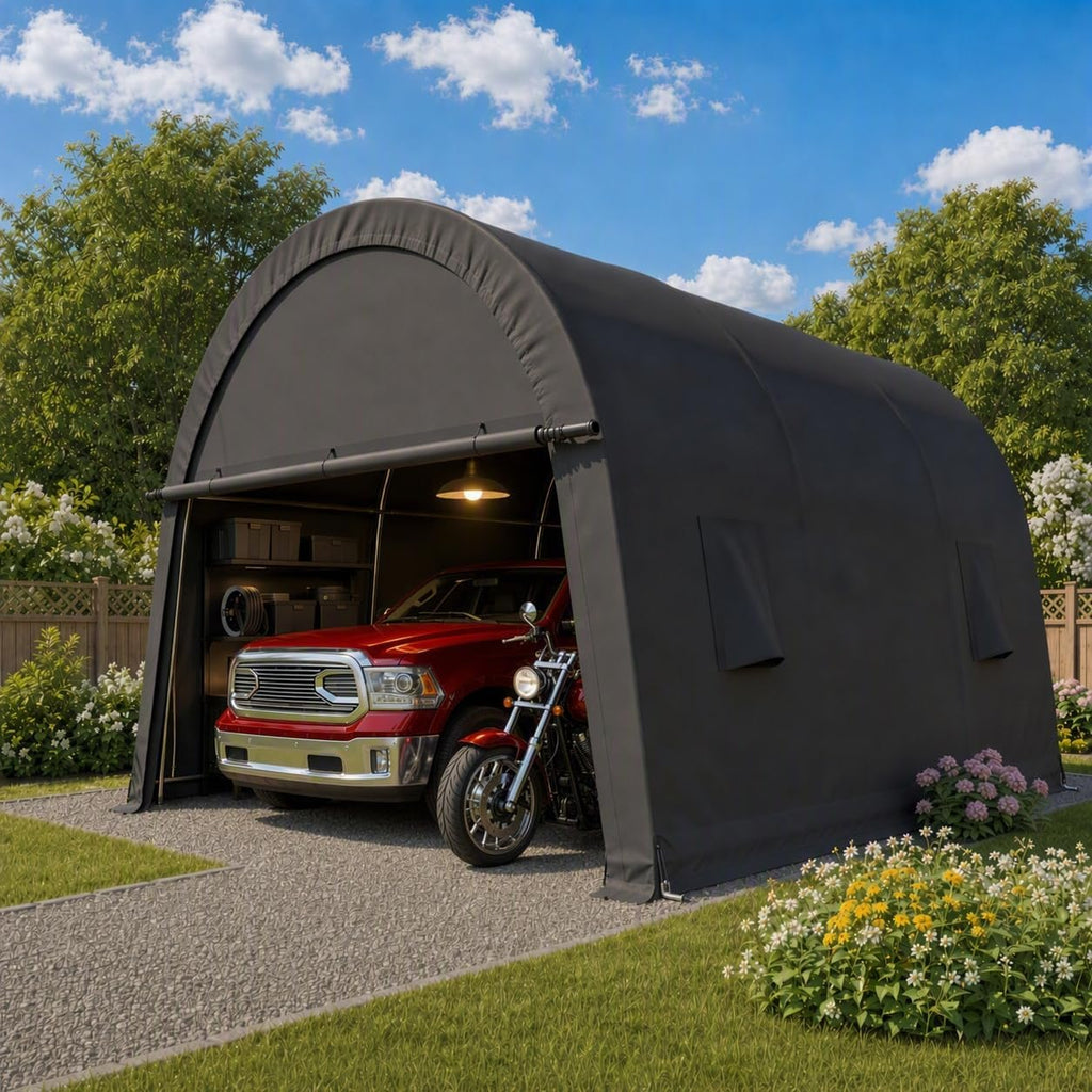cobizi carport 12x20 heavy duty storage shelter shed, main product view