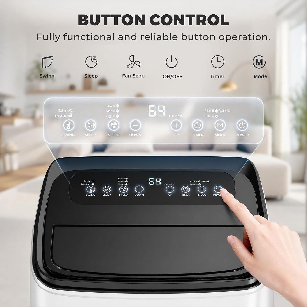 14000btu portable air conditioners, floor stand portable ac on a desk or shelf