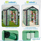 machrus ogrow walk-in portable greenhouse, outdoor indoor grow, package contents
