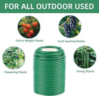 Garden Wire, 66FT Soft Plants Ties, 3.5mm Flexible Garden Ties for Climbing Plants, Vines Plant, Tomatoes, Flowers, Roses Plant Support