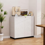 Outdoor/Indoor Storage Box,Resin and Plastic Storage Cabinet Waterproof,Outdoor Cabinet for Patio/Garden/Balcony/Backyard/All Room(with 3 Shelves)-White