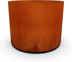 Plantercraft Corten Steel Planters | Large Round Planters for Outdoor Plants - 30 x 24 Inch Extra Large Outdoor Planter for Modern Patio & Garden Statement Piece