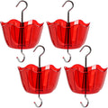 Ant Moat for Hummingbird Feeders 4 Pack,5 oz High Capacity，Suitable for Outdoor Patio Hanging Feeder, Garden Decoration, Sturdy and Leak-Proof(Bottle not Included