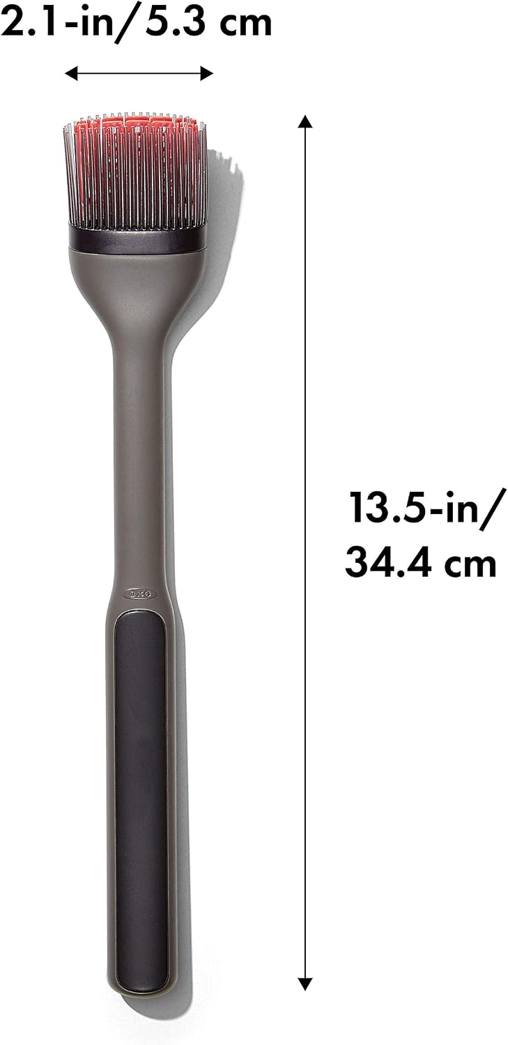 OXO Good Grips Grilling Tools, Tongs and Basting Brush, Black