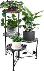 nakupe plant stand indoor outdoor, 4 tier metal, main product view