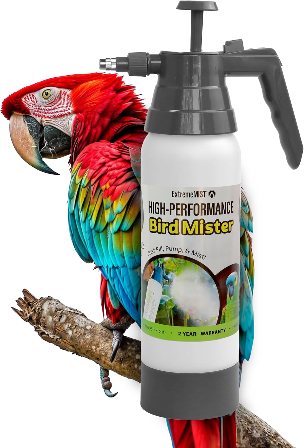 Bird Mister 20 oz by ExtremeMist | Ultra-Fine Avian Bath Sprayer