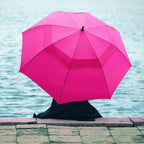G4Free 47/54/62/68/72 Inch Automatic Open Golf Umbrella Oversize Extra Large Double Canopy Vented Windproof Waterproof Stick Umbrellas