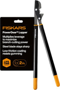 fiskars 32” powergear garden bypass loppers, tree trimmer, main product view