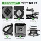 panovue 47 inch outdoor wood burning fire pit, package contents