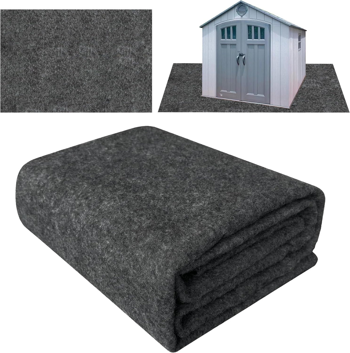ogrmar 10x10 ft outdoor storage shed mat waterproof, main product view