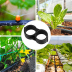 JAYEE 20 Pack Drip Irrigation 1/2" Drip Tubing End Closure Stop End Cap Plugs Fitting Kit 17mm for Garden Greenhouse Patio and Lawn Agricultural Watering Applications
